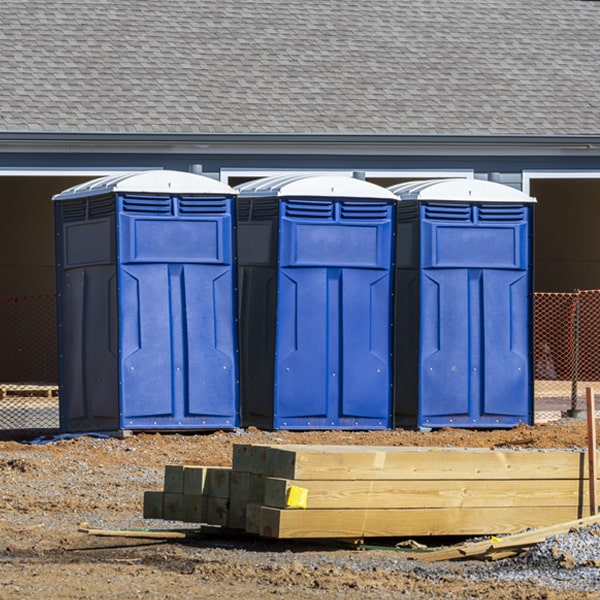 how do you dispose of waste after the porta potties have been emptied in Grover